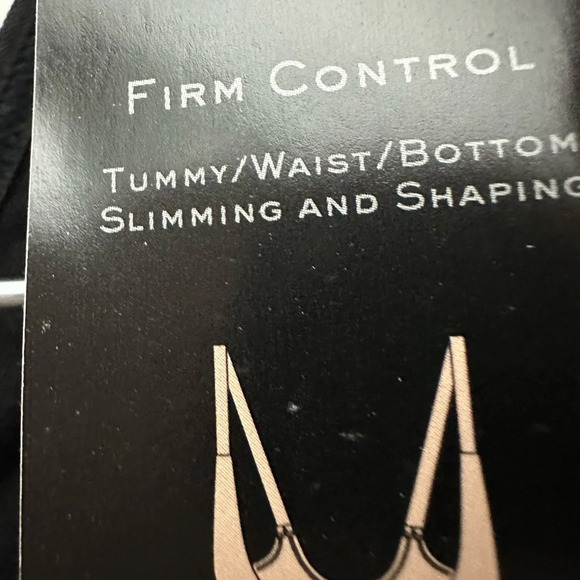 Maidenform Shapewear Tummy / Waist / Bottom Wear Your Own Bra Medium NWT Black - Picture 4 of 5